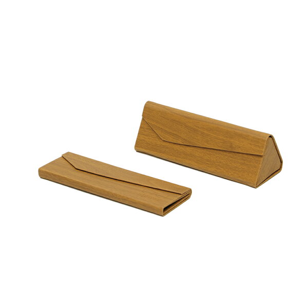 EYEGLASS CASE WOOD LIGHT BROWN／スロウワー（SLOWER）