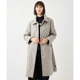 【小さいサイズ】杢調タフタステンカラーダウンコート／ヒロコビス（hirokobis）