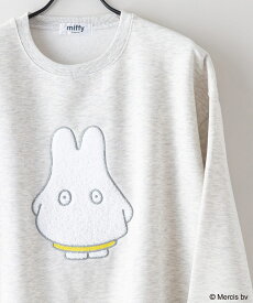 【miffy/ミッフィー】Dick Bruna ディック・ブルーナ オリジナルデザイン 裏起毛クルー／ジーンズメイト（JEANS MATE）