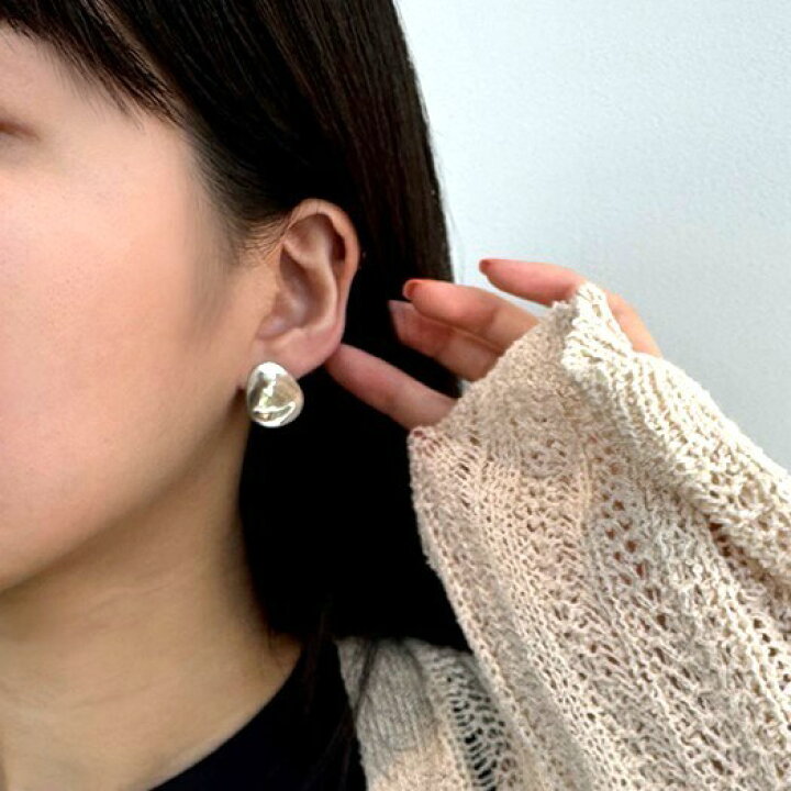 楽天市場】【Nina＆Jules】ぺブルシルバーピアス／ニナ・エ・ジュール 