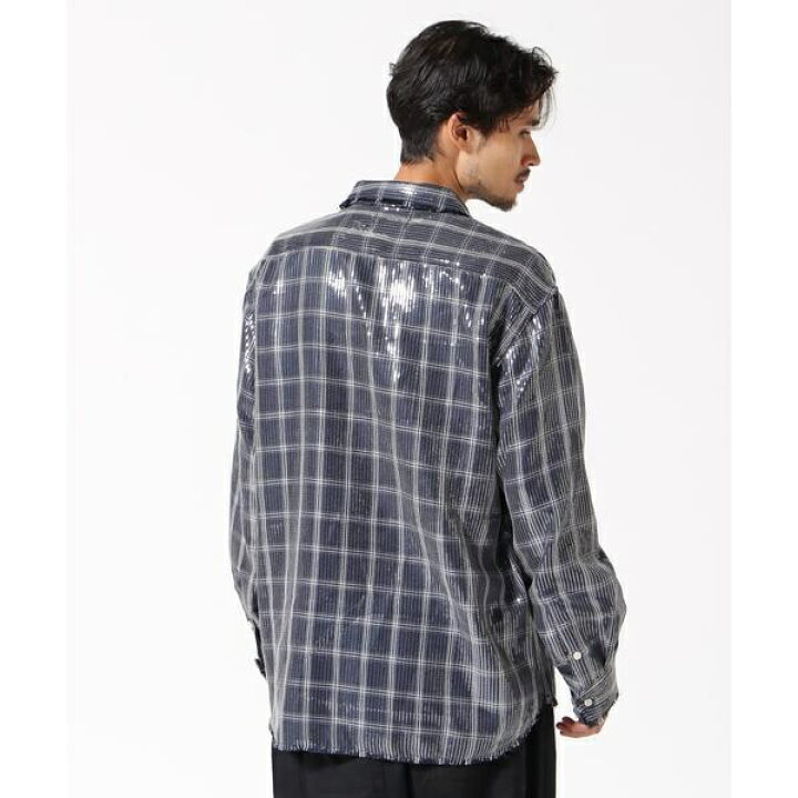 楽天市場】AFB／エーエフビー／別注 SPANGLE SHIRTS／ロイヤル 