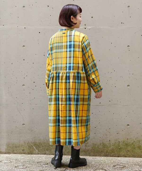 楽天市場】【大きいサイズ】チェック流れ刺繍OP／アズノゥアズ 