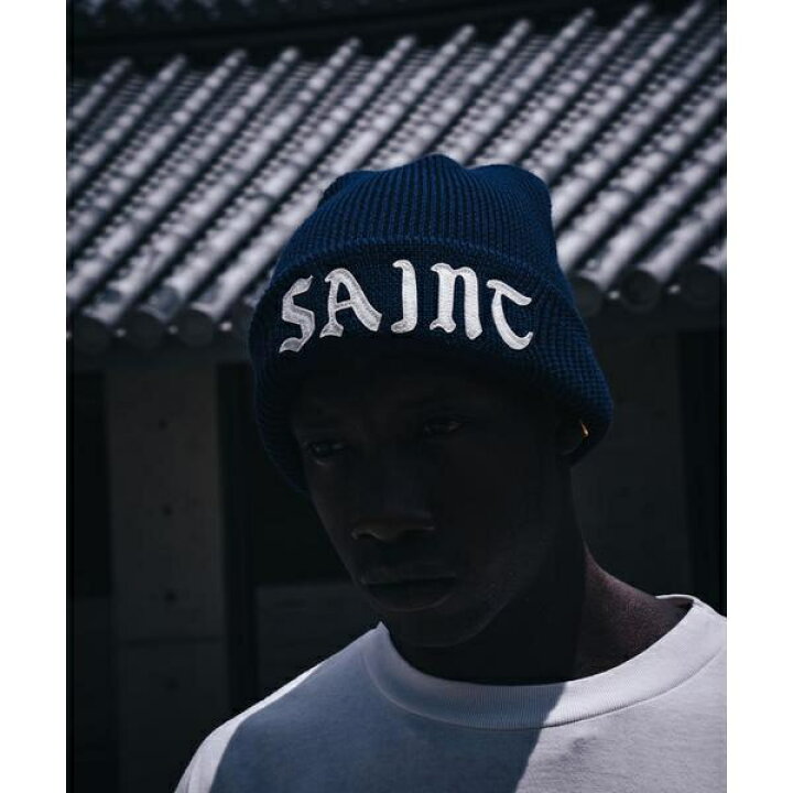 楽天市場】SAINT MICHAEL／セントマイケル／KNIT CAP／SAINT／NAVY 