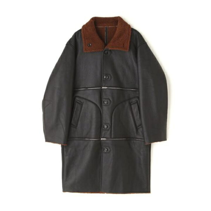 楽天市場】YOKE／ヨーク／Reversible ＆ Detachable Mouton Coat