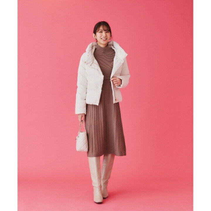 楽天市場】《美人百花掲載》河田ダウン ショートコート【洗濯機洗い可 