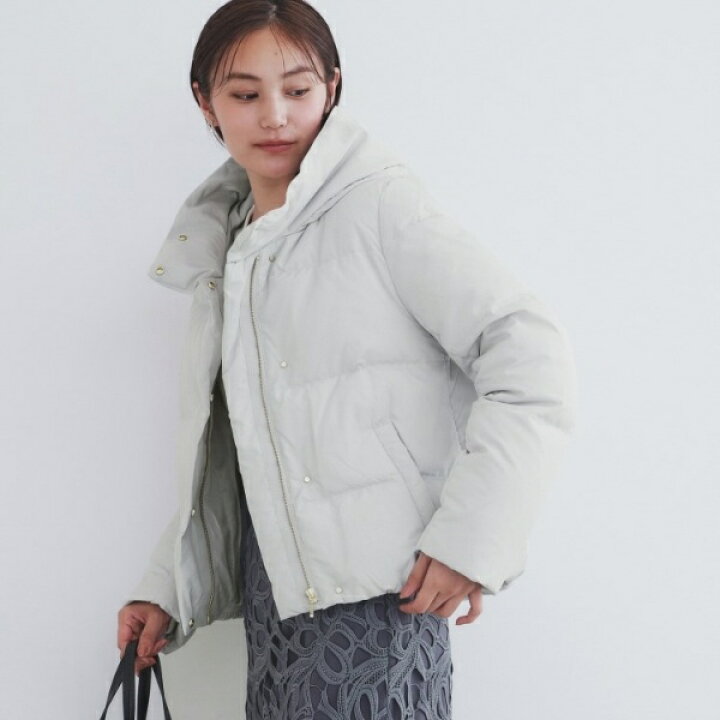 楽天市場】《美人百花掲載》河田ダウン ショートコート【洗濯機洗い可 