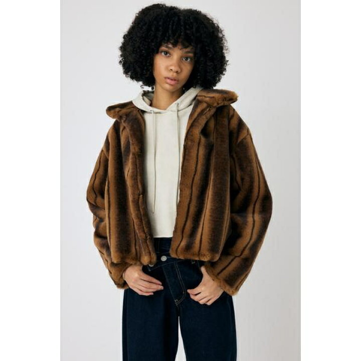 楽天市場】FAUX FUR スタンドカラージャケット／マウジー（MOUSSY 