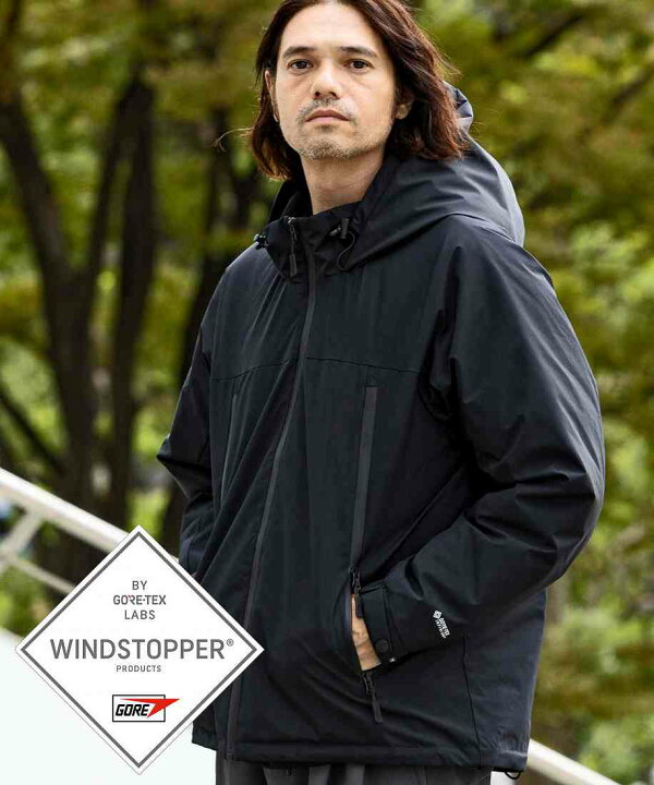 楽天市場】+phenix フラップポケットダウンジャケット WINDSTOPPER 