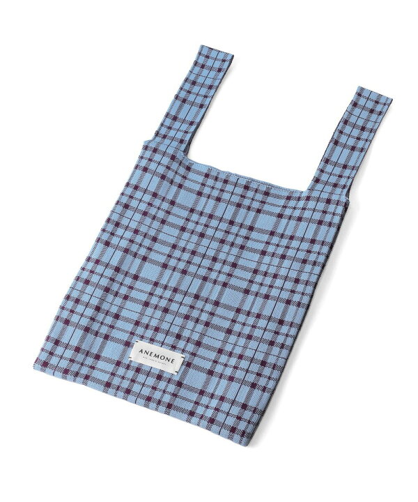 楽天市場】チェック柄ニットバッグ／アネモネ（ANEMONE） : 丸井  