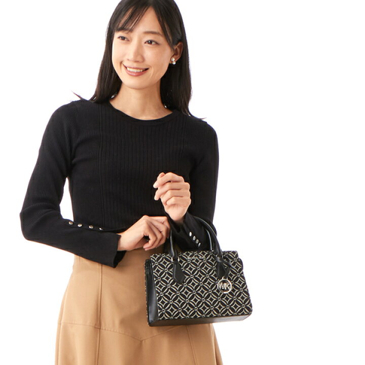 マイケルコース☆サッチェルスモールセンタージップ SHEILA センタージップ サッチェル スモール | マイケル・コース(Michael SHEILA センタージップ サッチェル スモール⌘ブラック