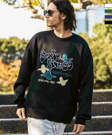 MARK GONZALES フロントジャガードクルーネックニット/4type/3colors／マーク・ゴンザレス（MARK GONZALES）