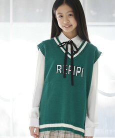 REPIPI キッズ ルーズカラーベスト／レピピ アルマリオ（repipi armario）