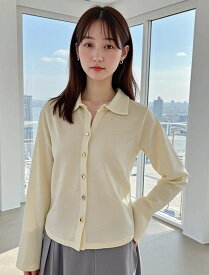 ラメデザイン衿付プルオーバー／フィフス（fifth）