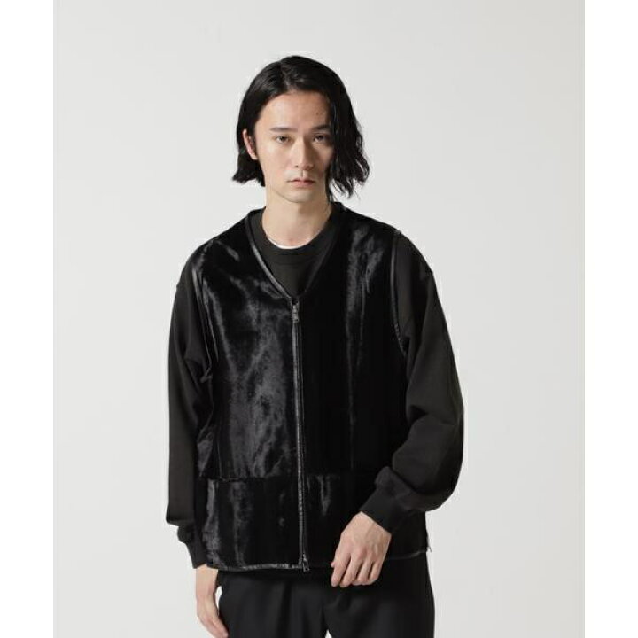 楽天市場】YOKE／ヨーク／VELVET FRONT ZIP VEST／ガーデン（GARDEN 
