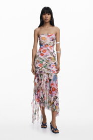 Mr. Christian Lacroix ストラップレスワンピース／デシグアル（Desigual）