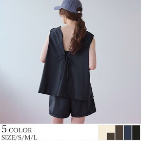 【SEA DRESS】バックリボンセットアップ/水着／ティティベイト（titivate）