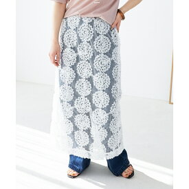 TORRAZZO DONNAエンブロイダリーレーススカート／ルクールブラン（le.coeur blanc）