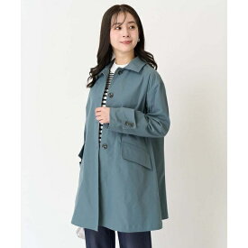 【小さいサイズ】ミドル丈ステンカラーコート/洗える／MK ミッシェルクラン（MK MICHEL KLEIN ）