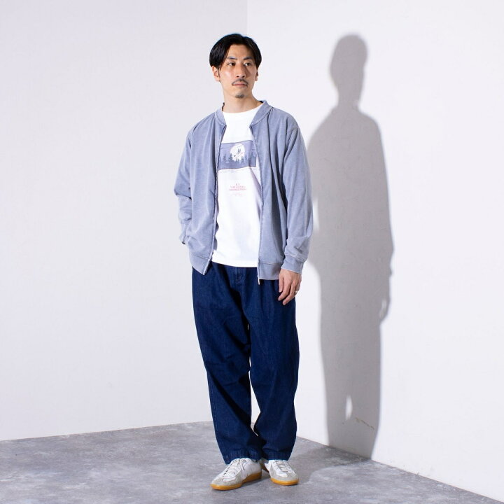 楽天市場】【GLOSTER/グロスター】ステッチ配色 カットデニムジップ 