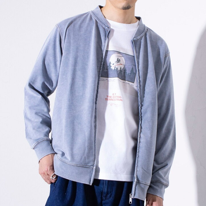 楽天市場】【GLOSTER/グロスター】ステッチ配色 カットデニムジップ 