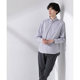 ｢N shirt｣Anti Soaked(R) 汗染み防止ホリゾンタルカラーシャツ長袖／ナノユニバース（NANO universe）