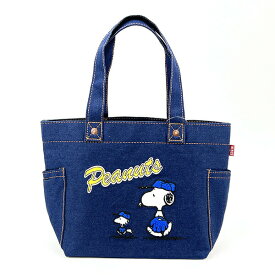 スヌーピー EDWIN ベースボール ミニトート バッグ ランチバッグ デイユーズ SNOOPY／パーフェクト・ワールド・トーキョー（Perfect World Tokyo）