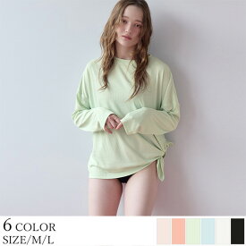 【SEA DRESS】サイドスリットトップス/ラッシュガード／ティティベイト（titivate）