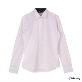 【ディズニー】 ワイド 長袖 形態安定 ニットシャツ ストレッチ レディースシャツ／ブリックハウス（BRICKHOUSE）