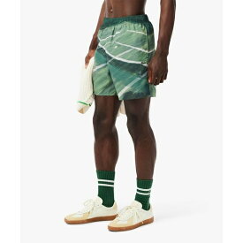 テニスマッチプリントスイムショーツ／ラコステ（LACOSTE）