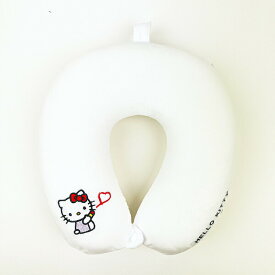 サンリオ ハローキティ 低反発枕 (ホワイトハート) ネックピロー Sanrio／パーフェクト・ワールド・トーキョー（Perfect World Tokyo）