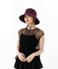 【 ANNA SUI（アナ スイ）】TITIドローコード付き撥水ハット／アナ スイ（ANNA SUI）