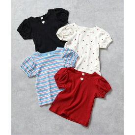 WEB限定 スクエアネックパフスリーブTシャツ／アプレ レ クール（apres les cours）