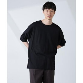 WEB限定／Anti Soaked(R) 汗染み防止 クルーネック ビッグシルエットTシャツ／ナノユニバース（NANO universe）
