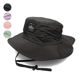 無地ナイロン撥水ハット／キッズフォーレ（Kids Foret）