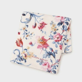 ローザリンド柄 シャーリングプリント バスタオル／ローラ アシュレイ（LAURA ASHLEY）