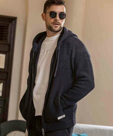 1PIU1UGUALE3 RELAX グラデーションニットジップパーカー ／ウノピゥウノウグァーレトレ リラックス（1PIU1UGUALE3 RELAX）