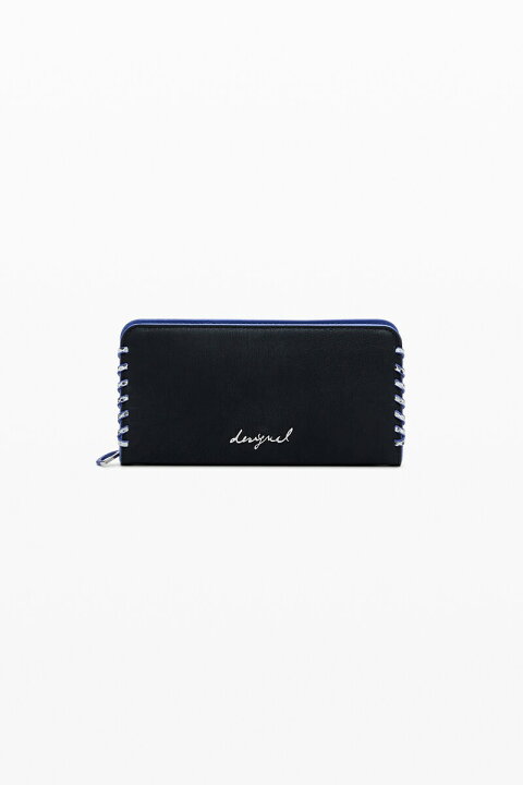 楽天市場】大きなサイドステッチの長財布／デシグアル（Desigual 