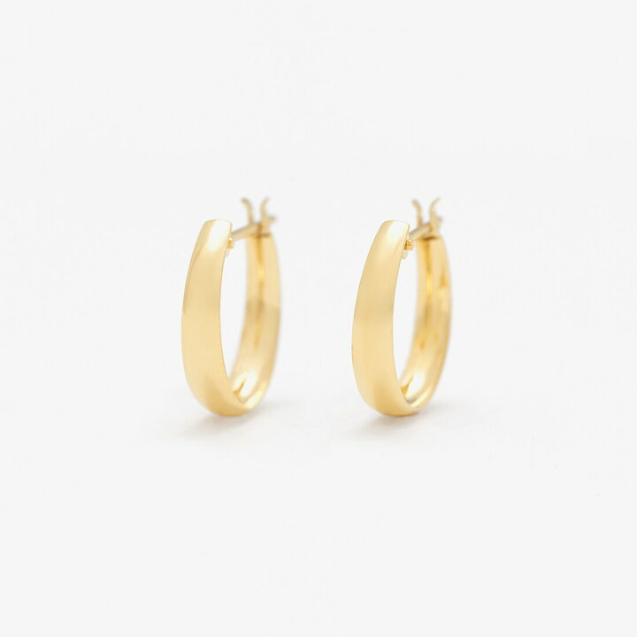 楽天市場】K18 イエローゴールド フープ ピアス／エステール（ESTELLE  