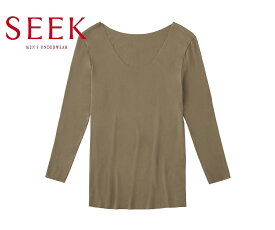 【SEEK】【ボ−トネツクロングスリーブ】【保温カットオフ】／シーク（SEEK）