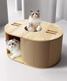 多機能猫用爪とぎハウス／アイモハ（aimoha）