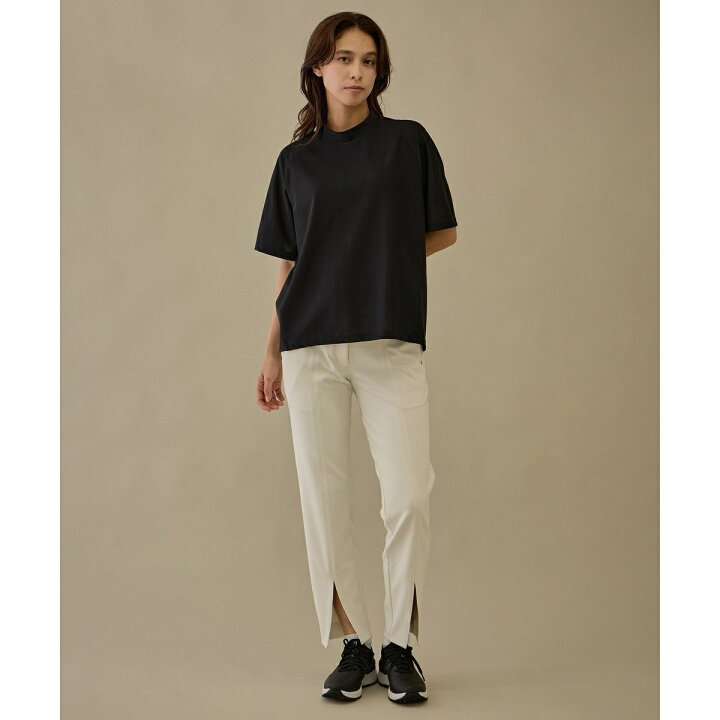 楽天市場】【NOIR】ナイロンピケストレッチ半袖ハイネックシャツ 