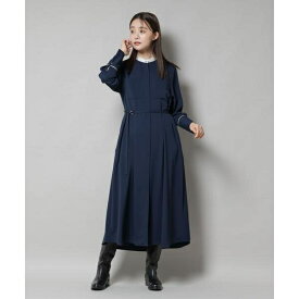 スタンドバイカラーベルト付きワンピース／ナノユニバース（NANO universe）