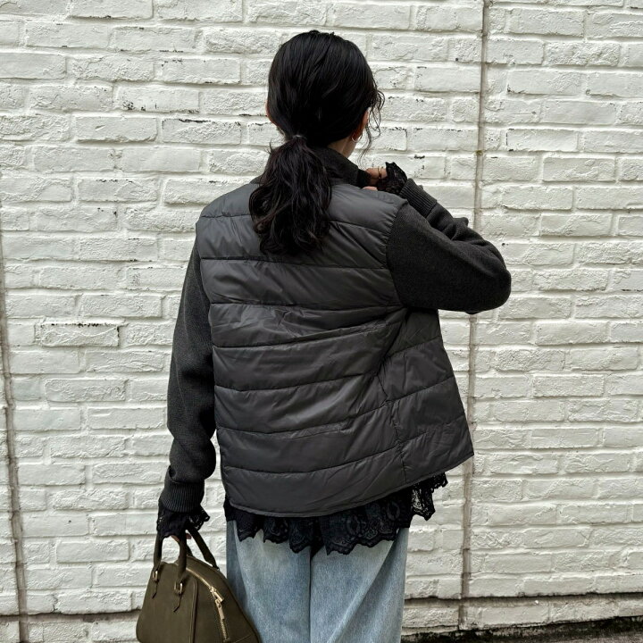 楽天市場】【TAION/タイオン】別注HI NECK DOWN JACKET+SLEEVE KNIT 
