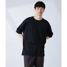 WEB限定／Anti Soaked(R) 汗染み防止 クルーネック ビッグシルエットTシャツ／ナノユニバース（NANO universe）