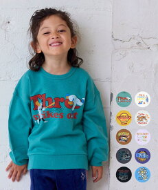 裏毛プリントトレーナー／マーキーズ（MARKEY'S）