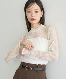 レースドッキングプルオーバー／アースミュージック＆エコロジー（earth music＆ecology）