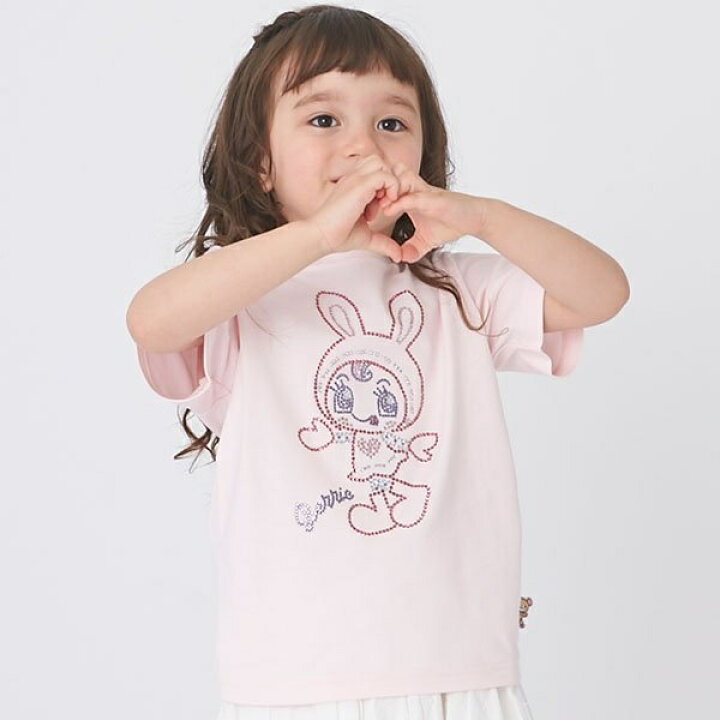 楽天市場】ベリエちゃんキラキラストーンTシャツ【100cm】／メゾピアノ 