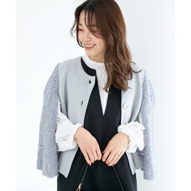 《手洗い可能》TORRAZZO DONNA別注 フレアケープニットカーデ／ルクールブラン（le.coeur blanc）