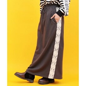 Orale! サイドクロシェスウェットナロースカート／チチカカ（titicaca）