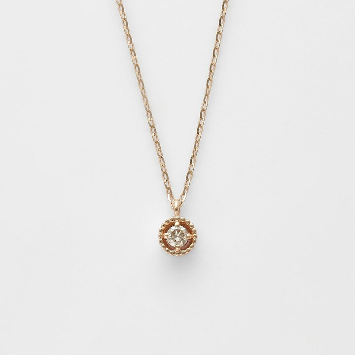 楽天市場】《WEB限定》K10ダイヤモンドネックレス（0.03ct／ピンク 